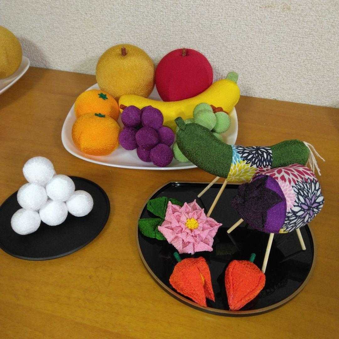 精霊馬　お供え団子　フルーツ盛