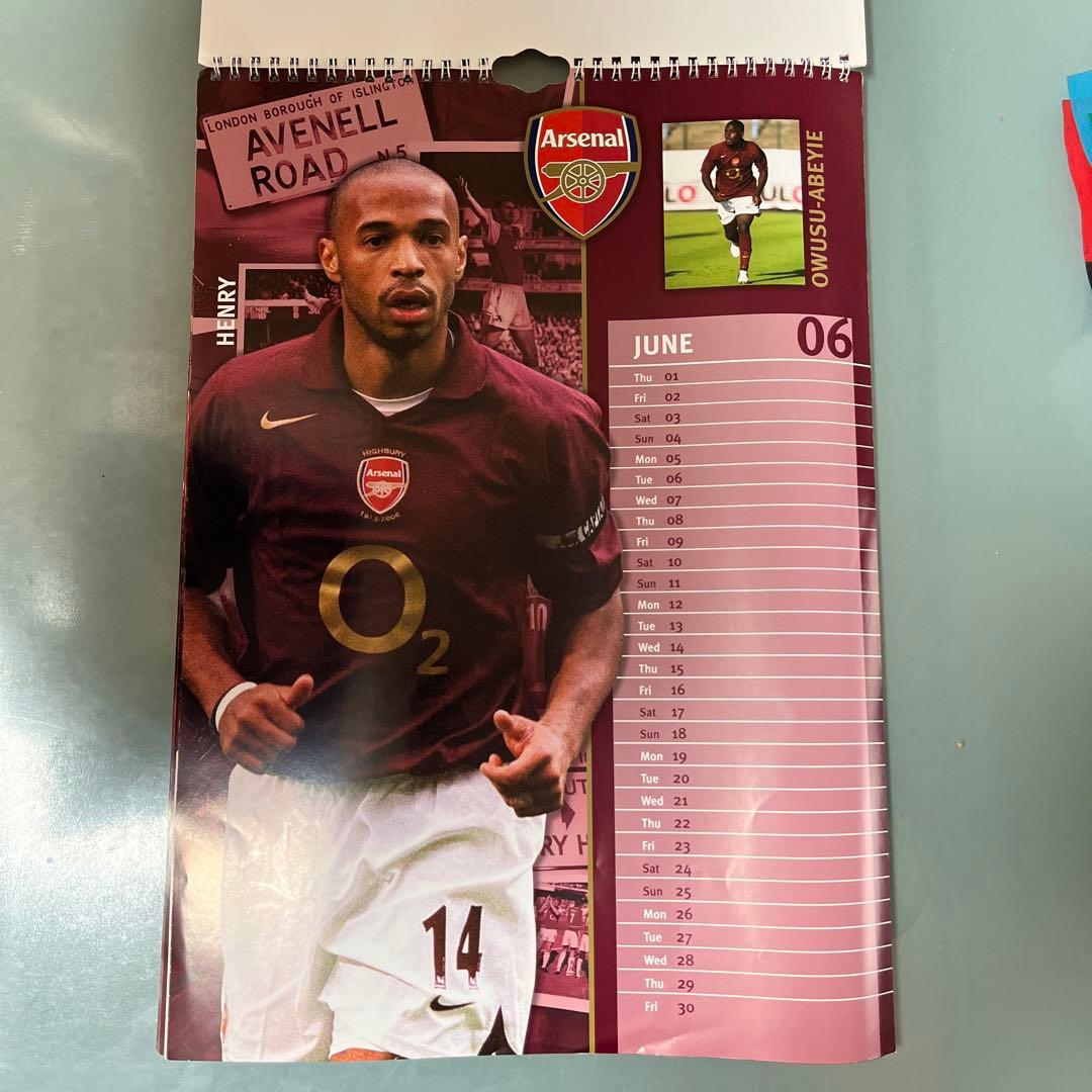 アーセナル　arsenal オフィシャル2006年カレンダー