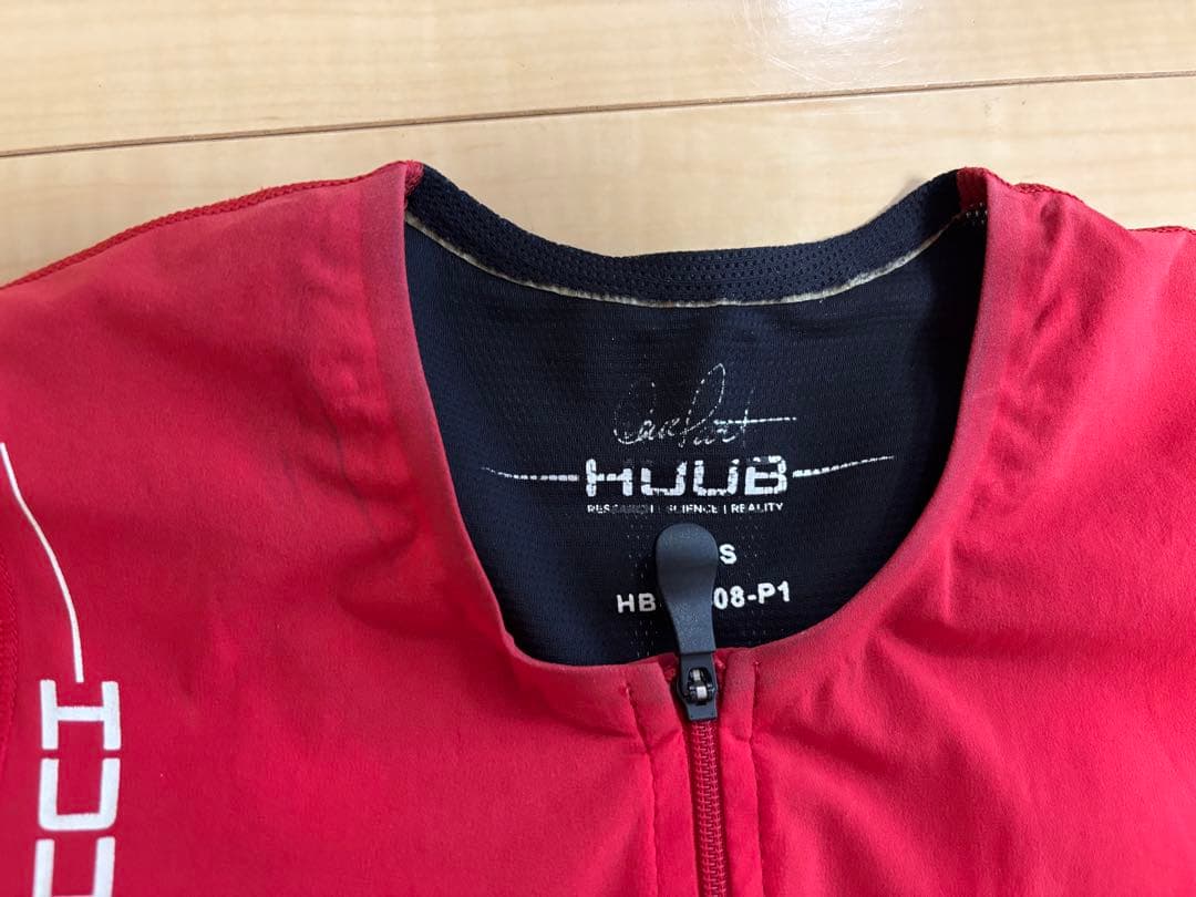 HUUB トライスーツ XS レッド×ブラック レース使用10回未満