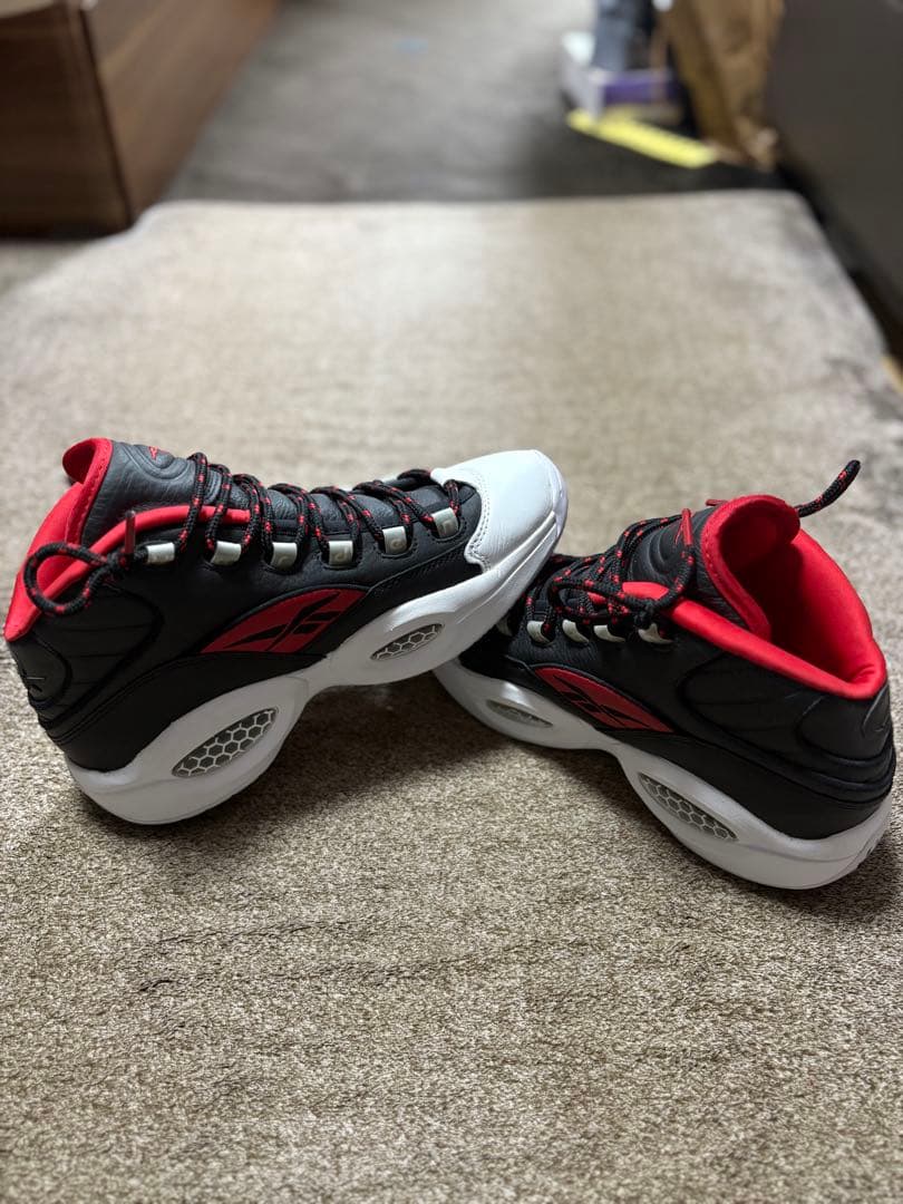 reebok question バスケットシューズ ブラック