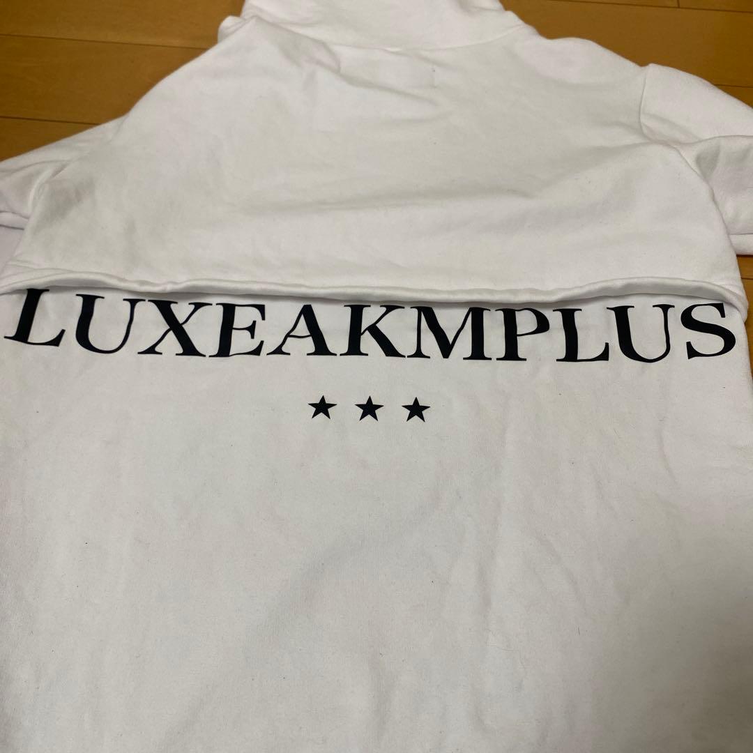 リュクスAKMプラス 防風 ハイネックシャツ ホワイト M ゴルフ LEON掲載