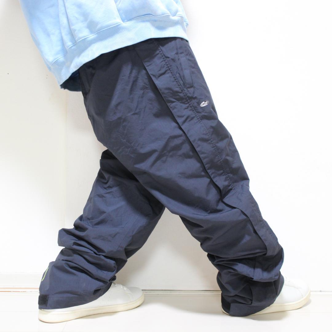 US輸入【M】adidasアディダス　アウトドア 透湿防水 ナイロンシェルパンツ