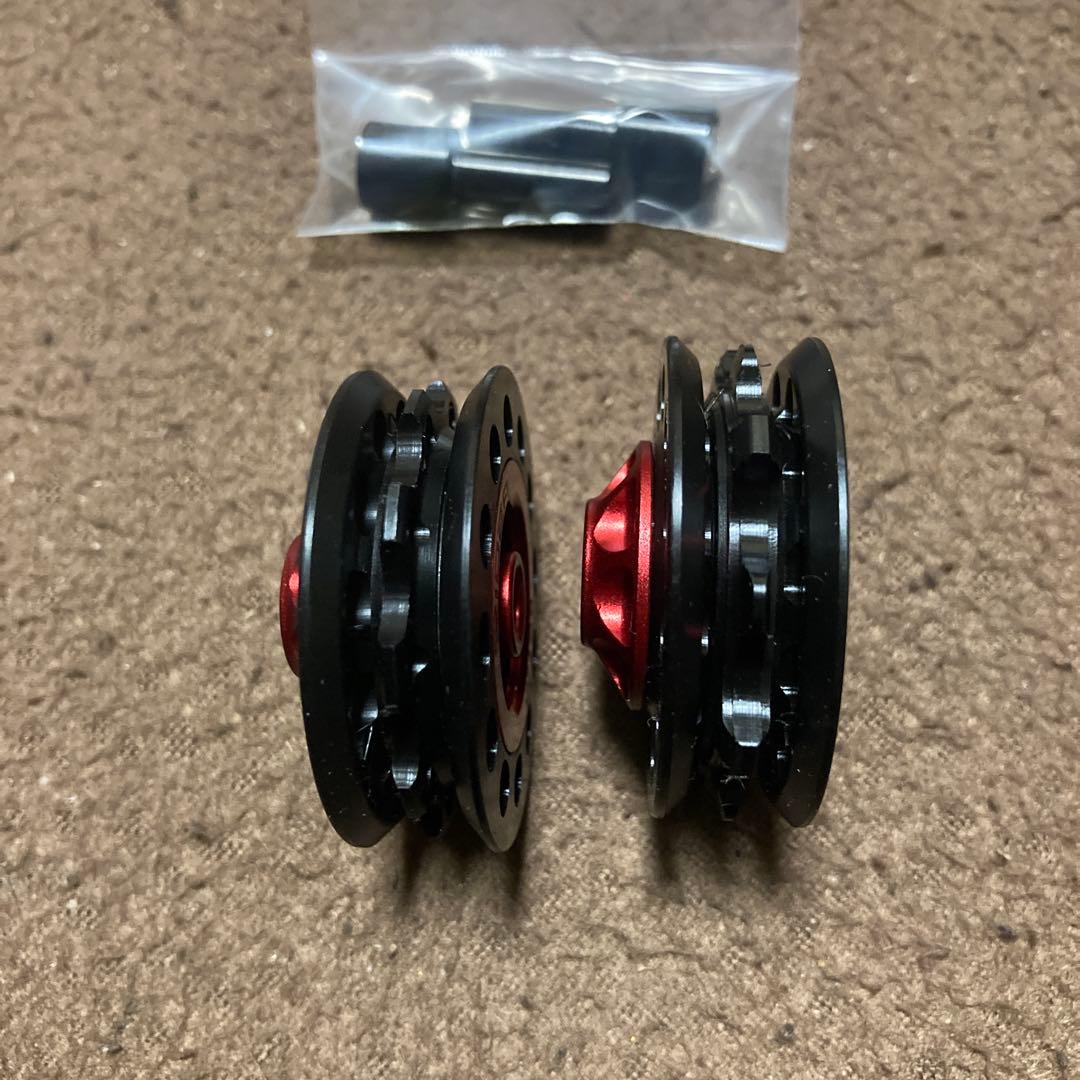 リデア プーリー　ブロンプトンチェーンテンショナー用　マットレッド