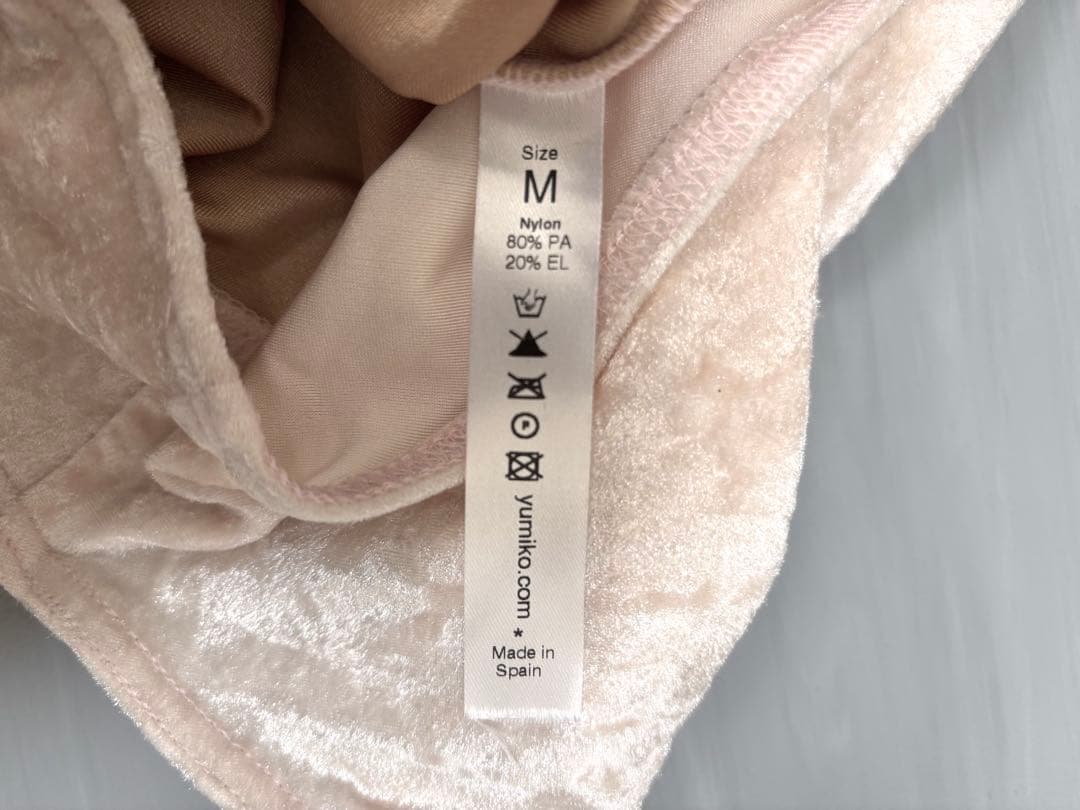 YUMIKO レオタード M ミスティローズ ベロア 試着のみ美品
