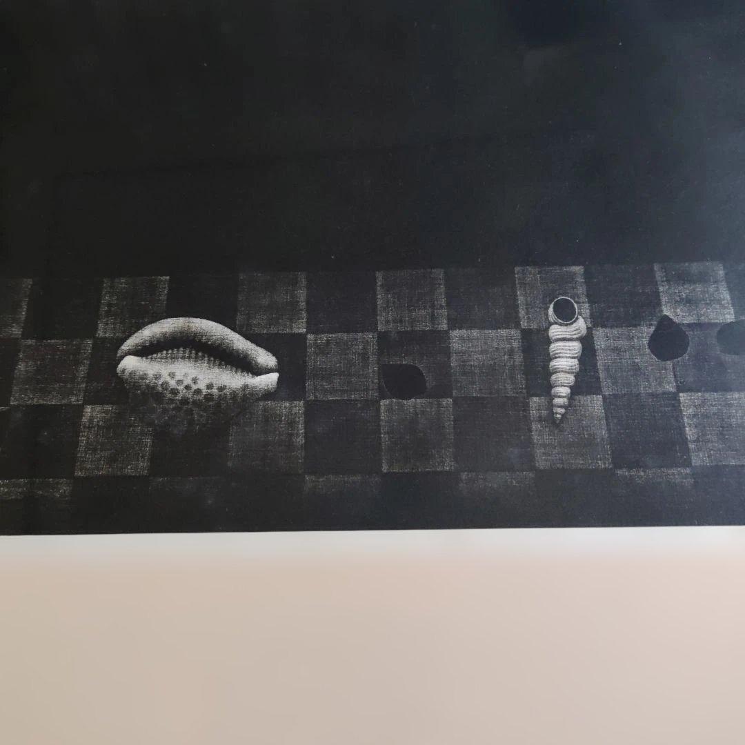 濱口陽三「貝」腐蝕銅版画
