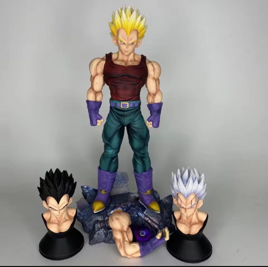 ドラゴンボール ベジータ交換用頭部3種付き　海外品