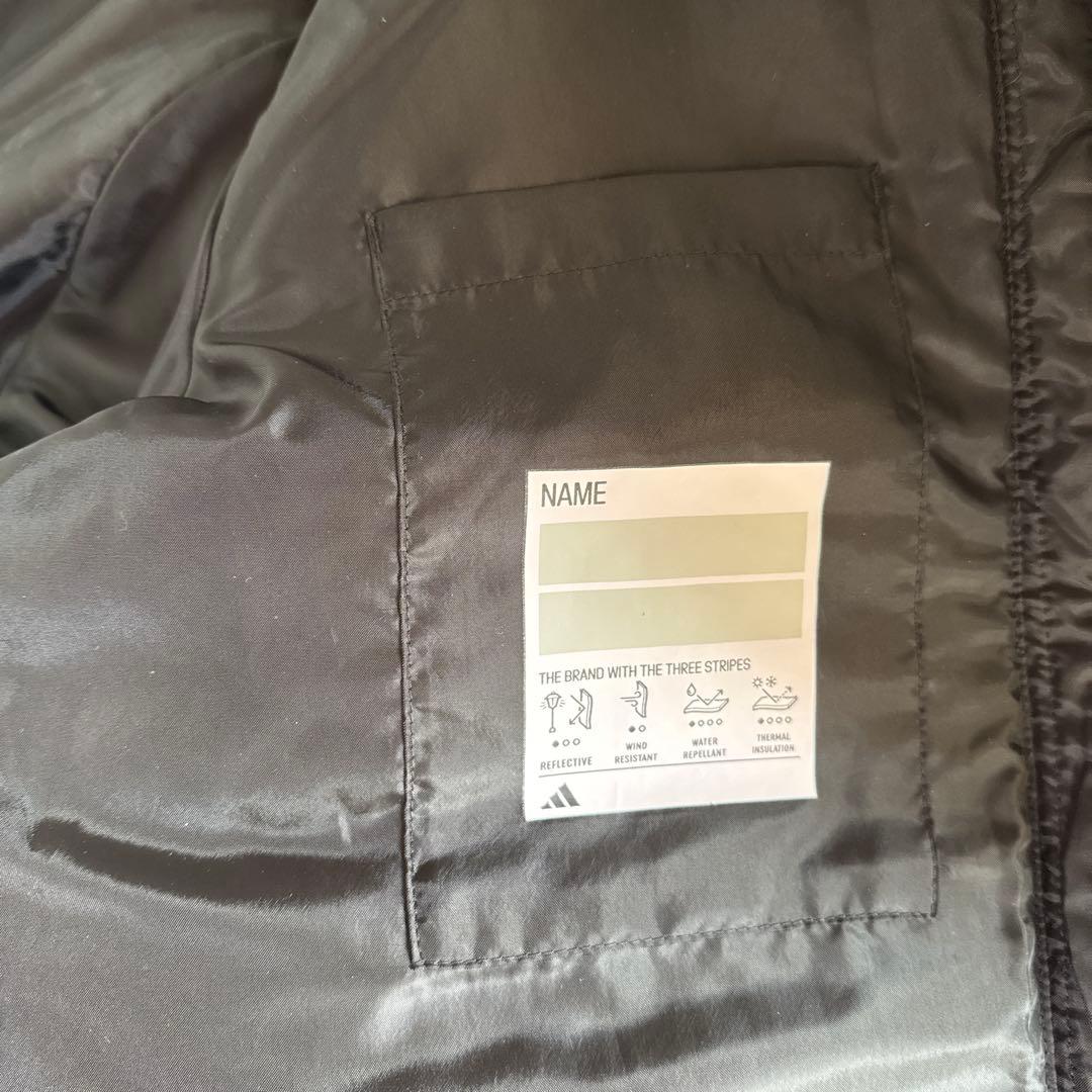 【未使用品】adidasアディダス ロングコートキッズ160黒