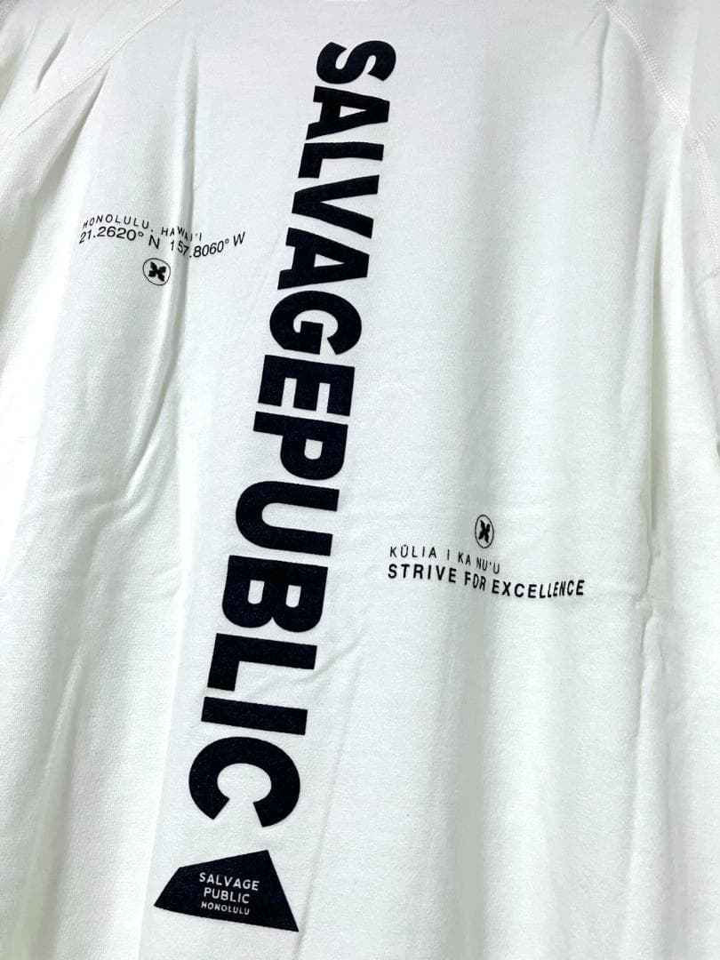 【早い者勝ち✨】サルベージパブリック ホノルル モックネック XL ホワイト系