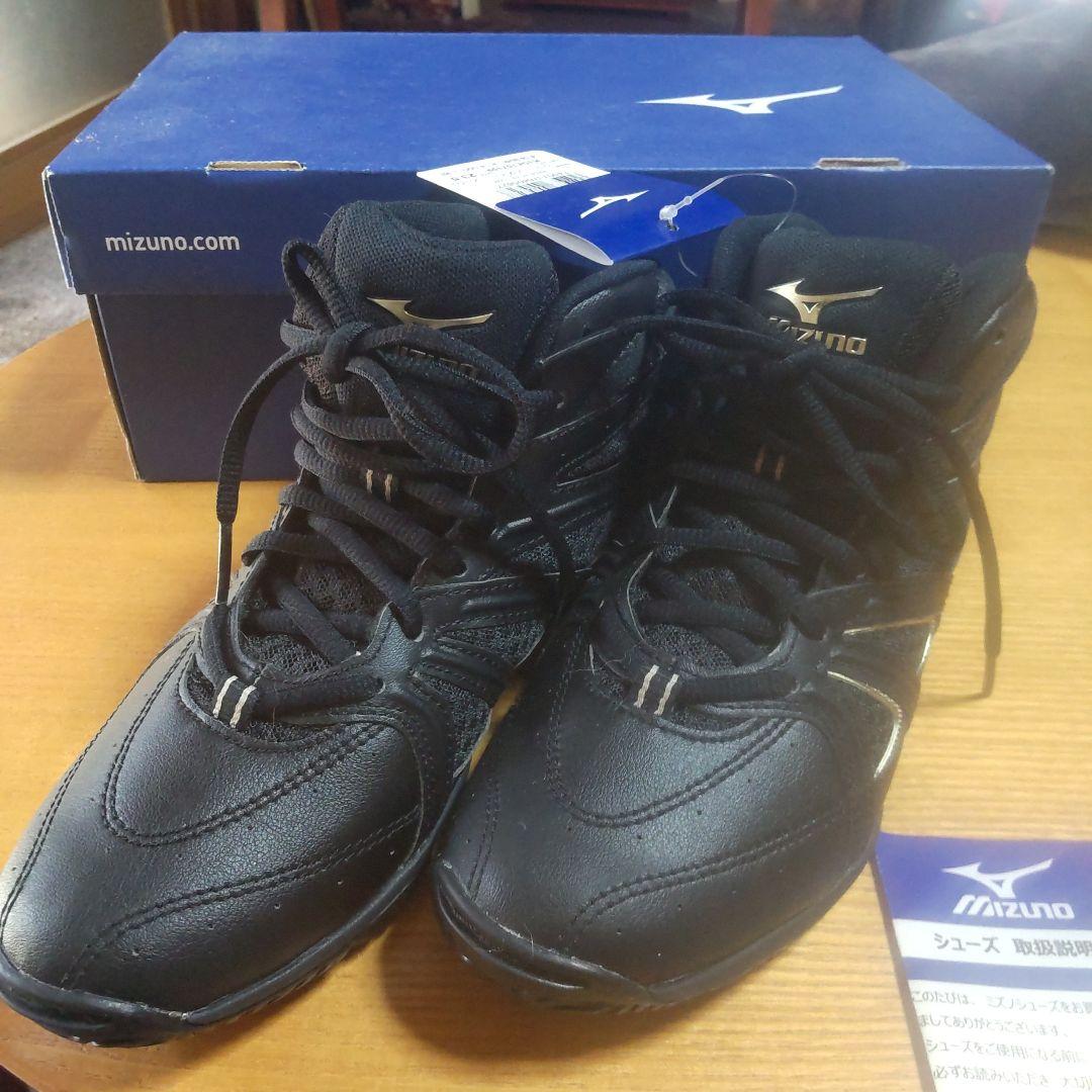 新品！Mizuno トレーニングシューズ ブラック23.5
