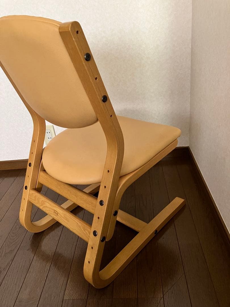 【皇室御用達】浜本工芸 学習椅子 曲げ木 デスクチェア 送料込み