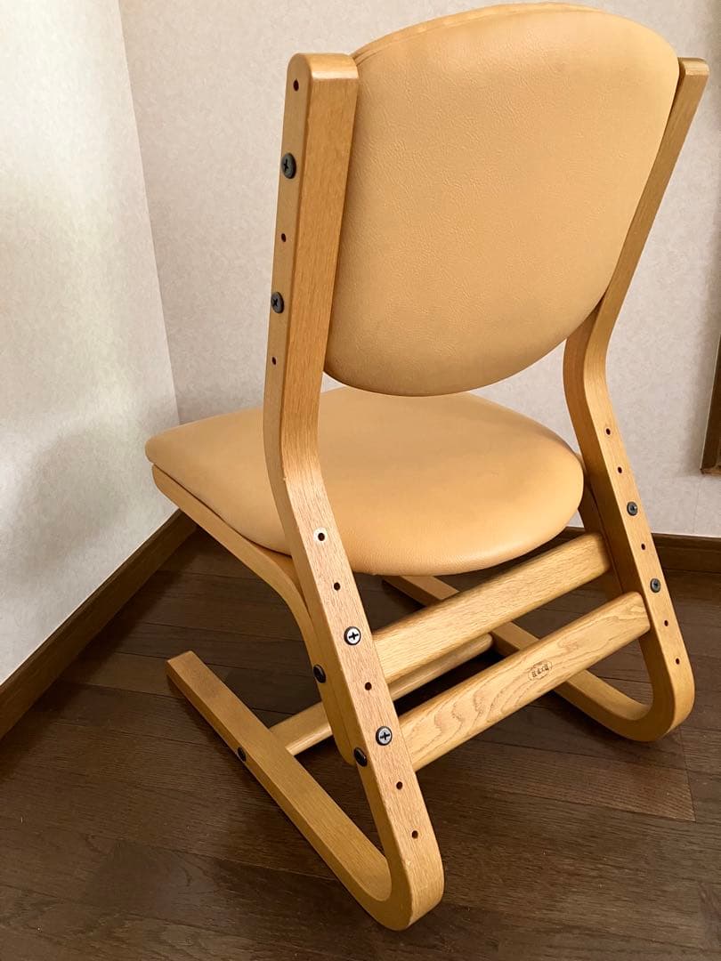 【皇室御用達】浜本工芸 学習椅子 曲げ木 デスクチェア 送料込み