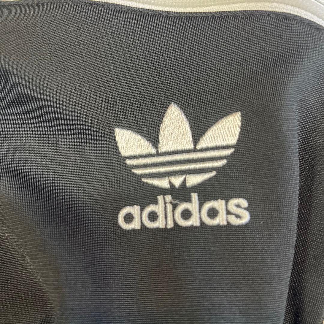 95サイズ adidas アディダス トラックジャケット モノトーン 刺繍