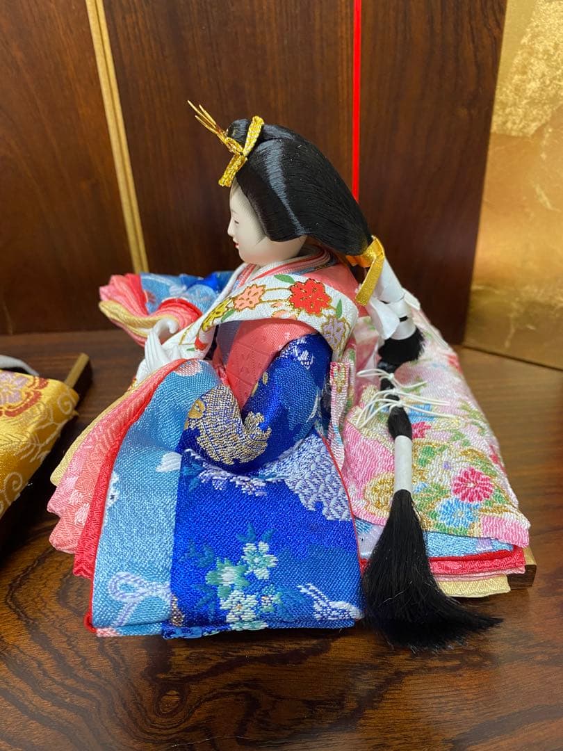 東京久月　雛人形　親王飾り収納セット・サイズ間口約４５×奥行約３０×高さ約４２㎝