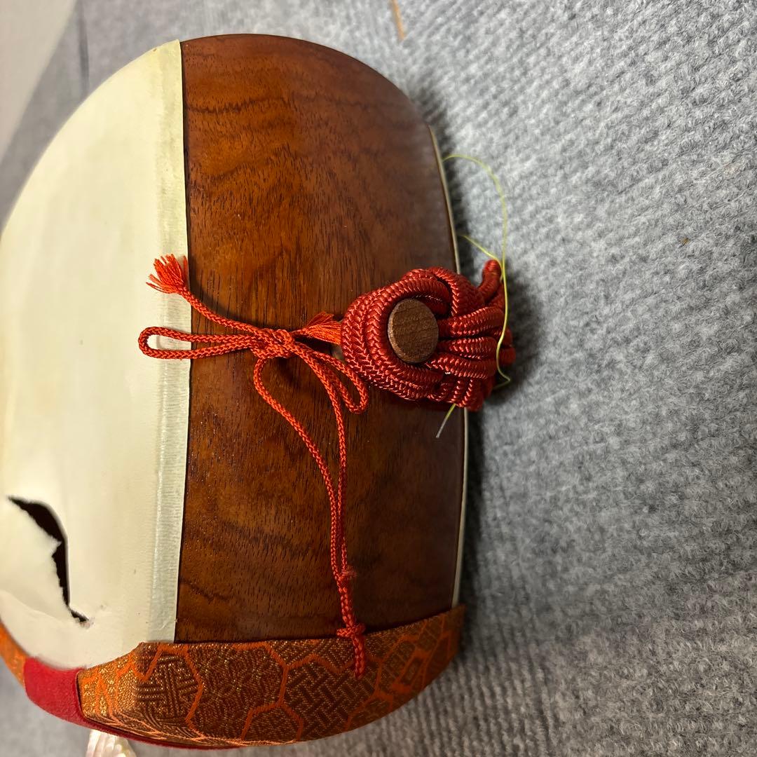 三味線 中棹 丸打胴 皮破れあり 要張替え 和楽器