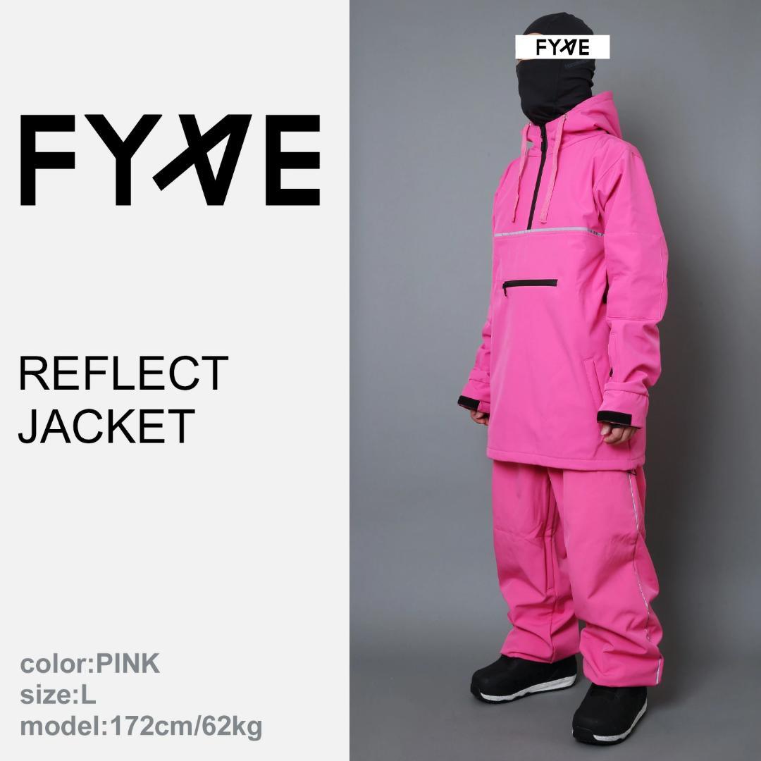 FYVE スノーボードウェア 新品 リフレクタジャケット ピンク Mサイズ