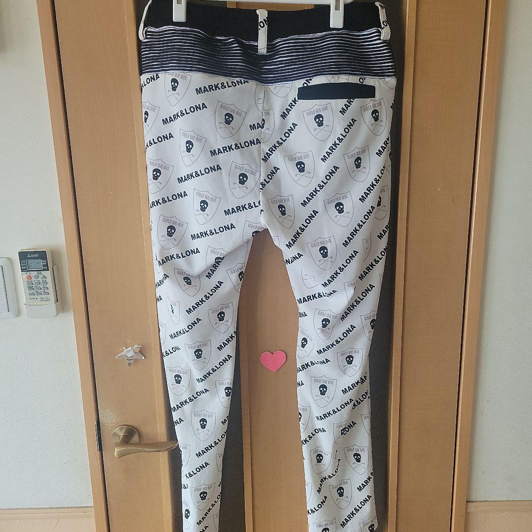 MARKLONA スカルプリント パンツ　XL