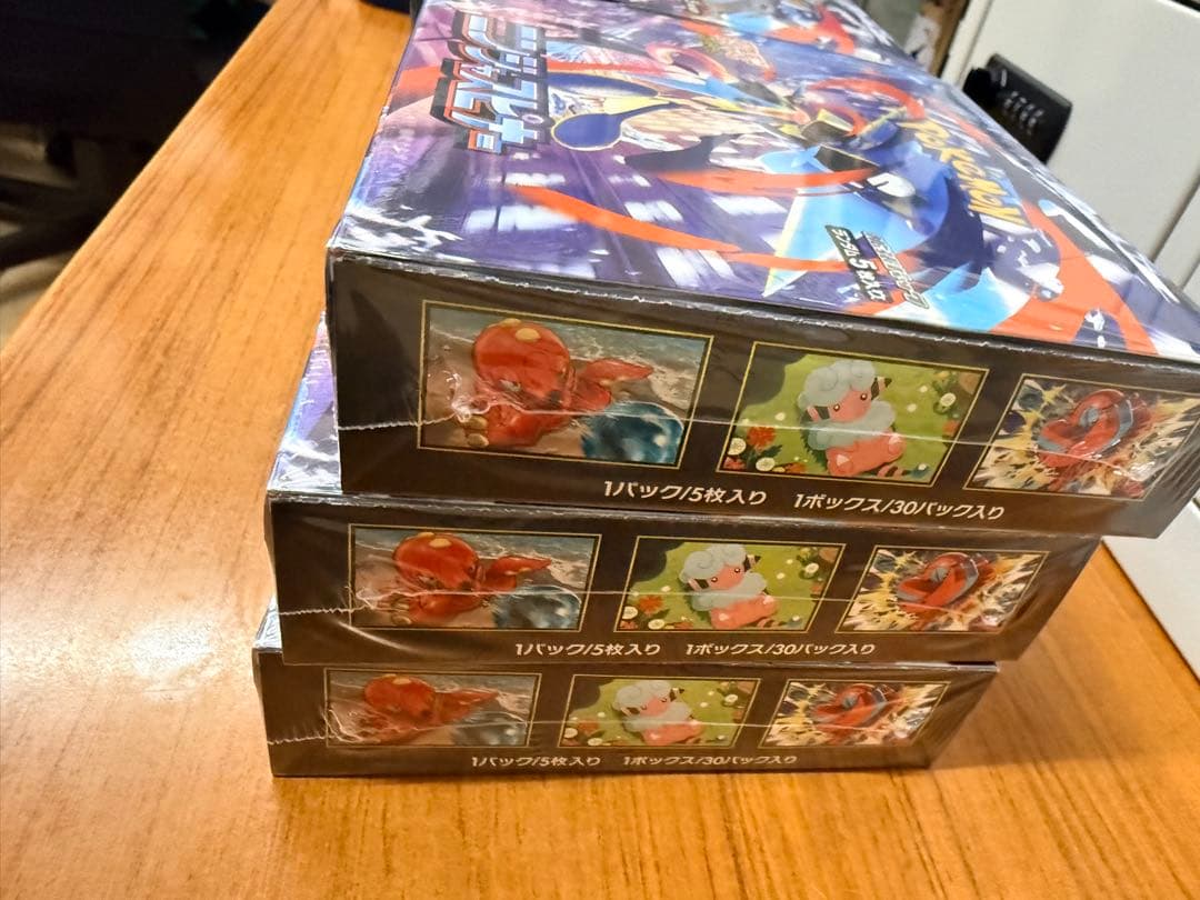 ［新品未開封] ポケモンカード　ニンジャスピナー　6box シュリンク付き！