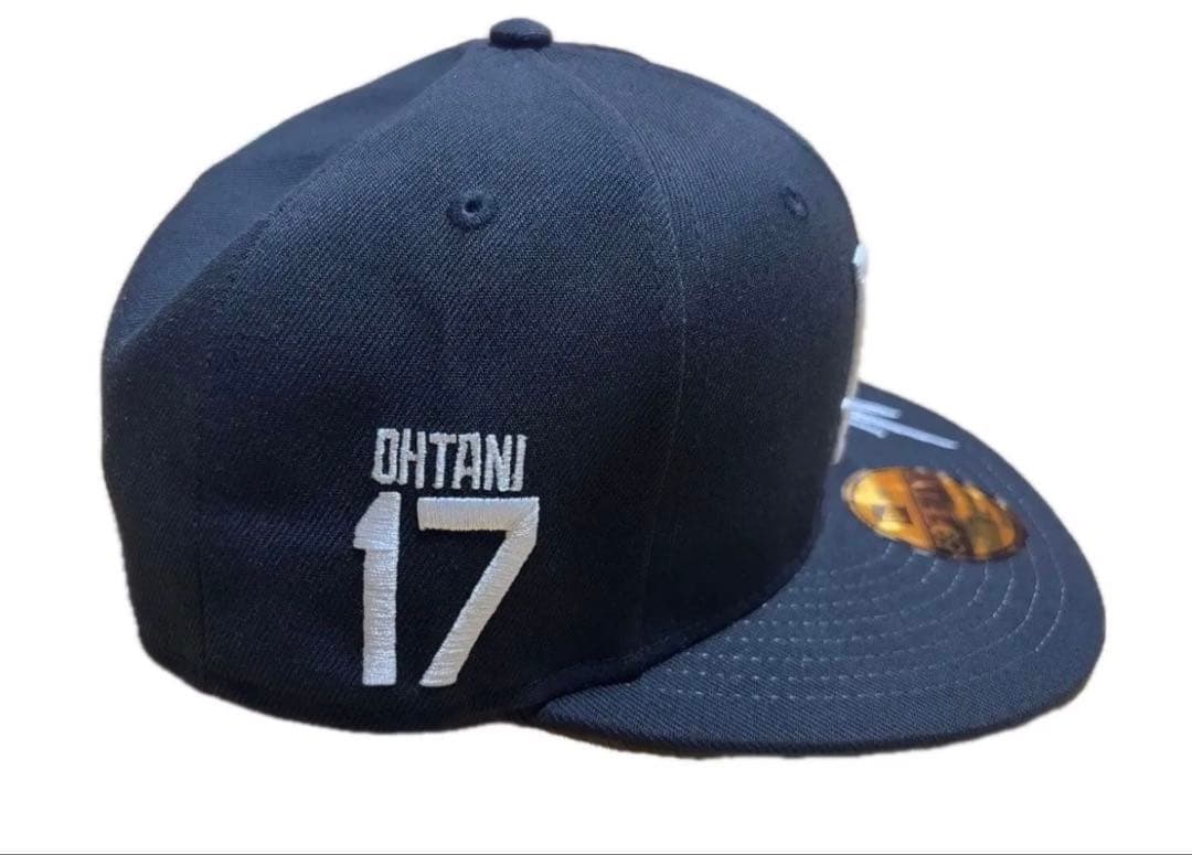 ニューエラ キャップ 大谷翔平 17 57.7センチ 抽選当選品 刺繍サイン入