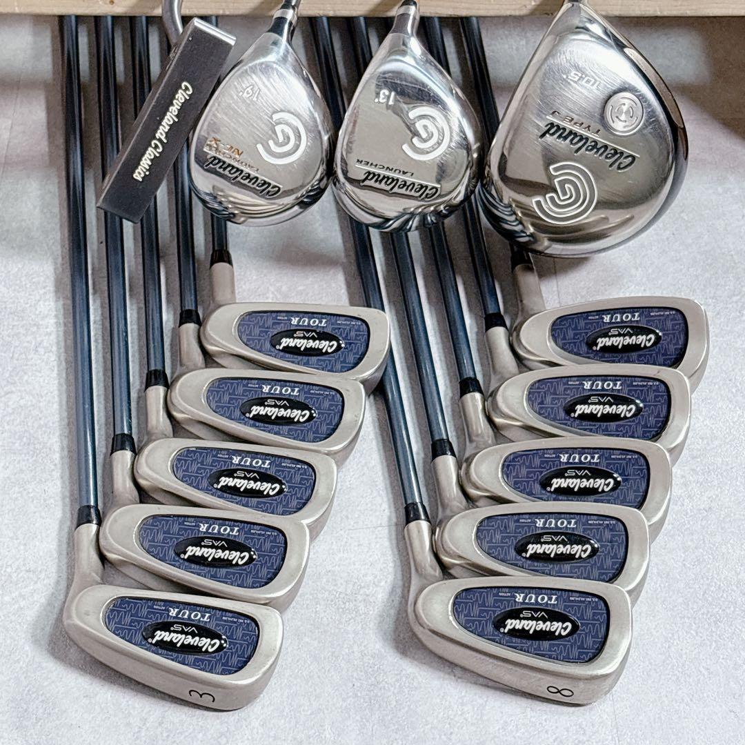 V962 クリーブランド ゴルフクラブ メンズ フルセット 15点 VAS 名器
