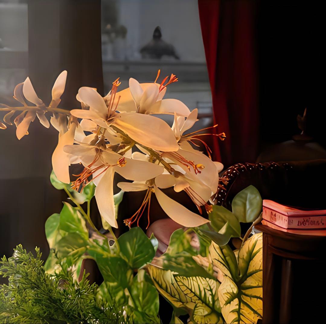 光触媒　人工観葉植物　ウォールグリーン　フェイクグリーン　カラジュームアレンジＷ
