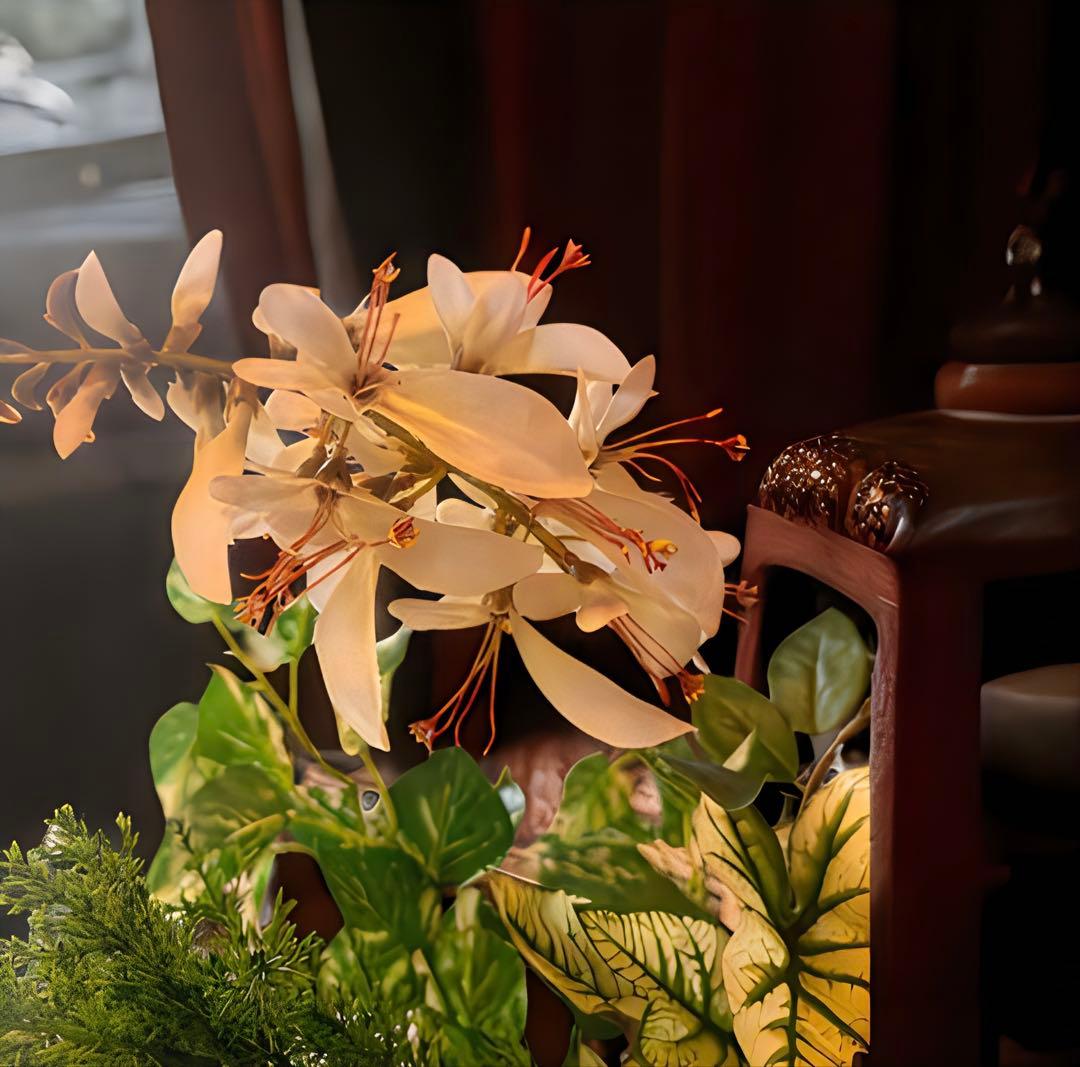 光触媒　人工観葉植物　ウォールグリーン　フェイクグリーン　カラジュームアレンジＷ