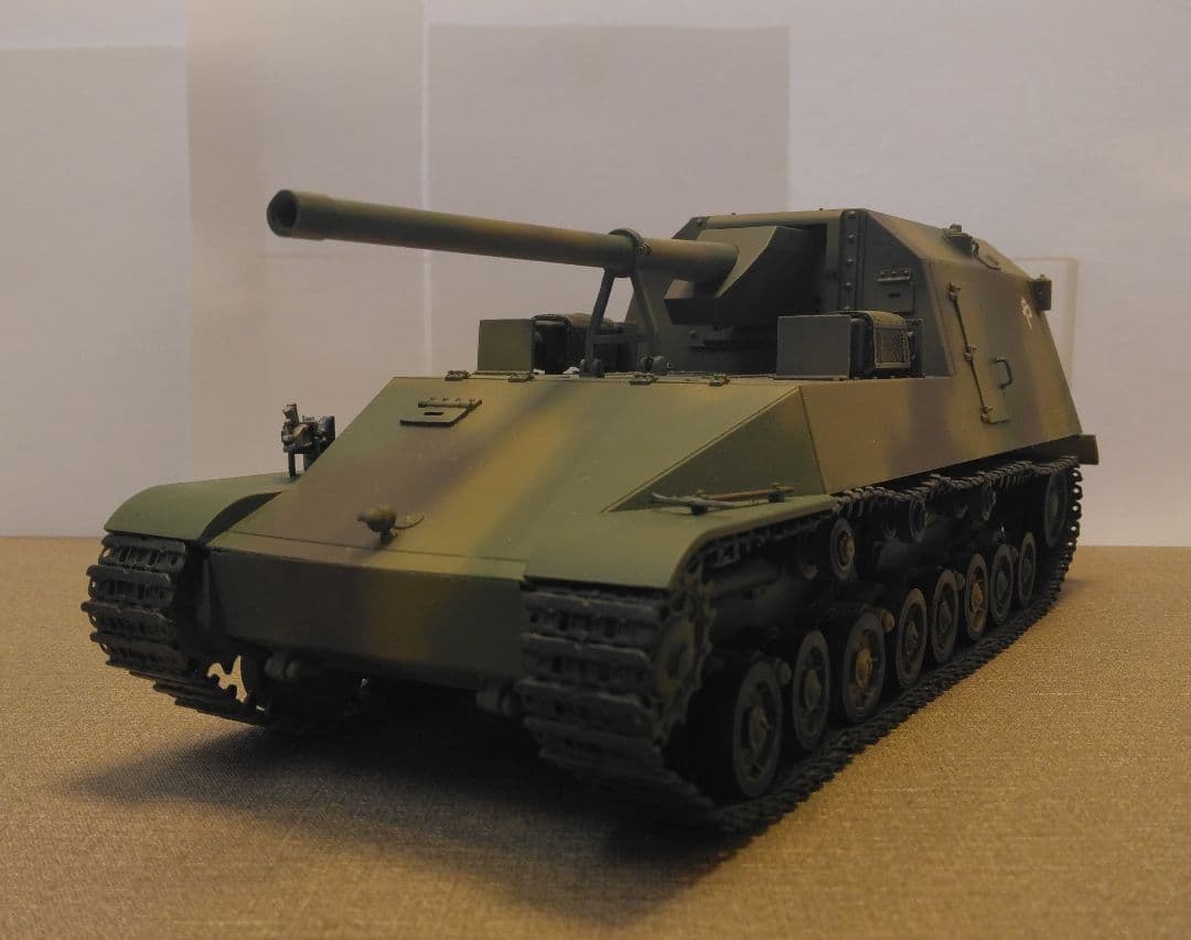 1/35塗装済完成品旧日本軍日本陸軍試製五式砲戦車ホリ機甲駆逐戦車模型プラモデル