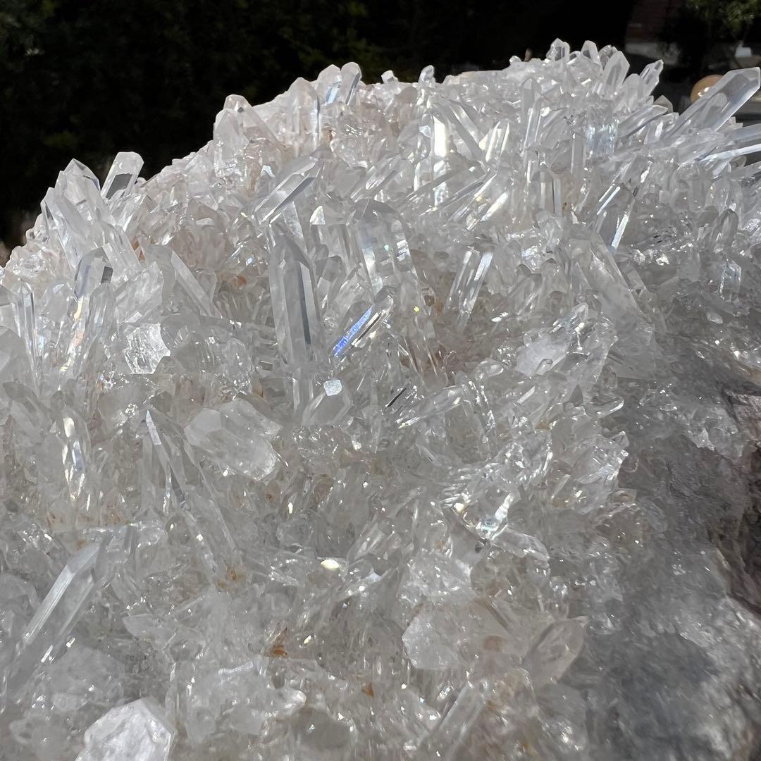 3.37kg☆極上の輝き☆極上別格品☆レインボー ヒマラヤ水晶クラスター 天然石
