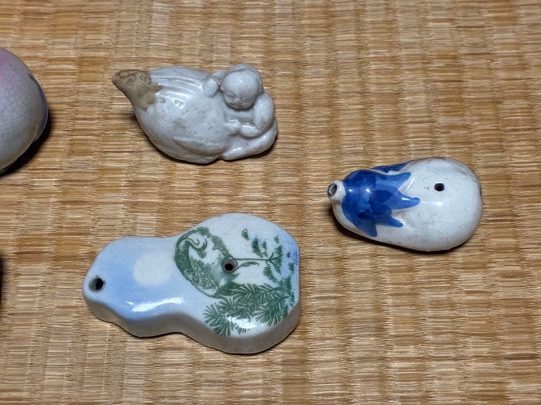茶道具 陶器の水滴 と 金属の水滴 11点 まとめて