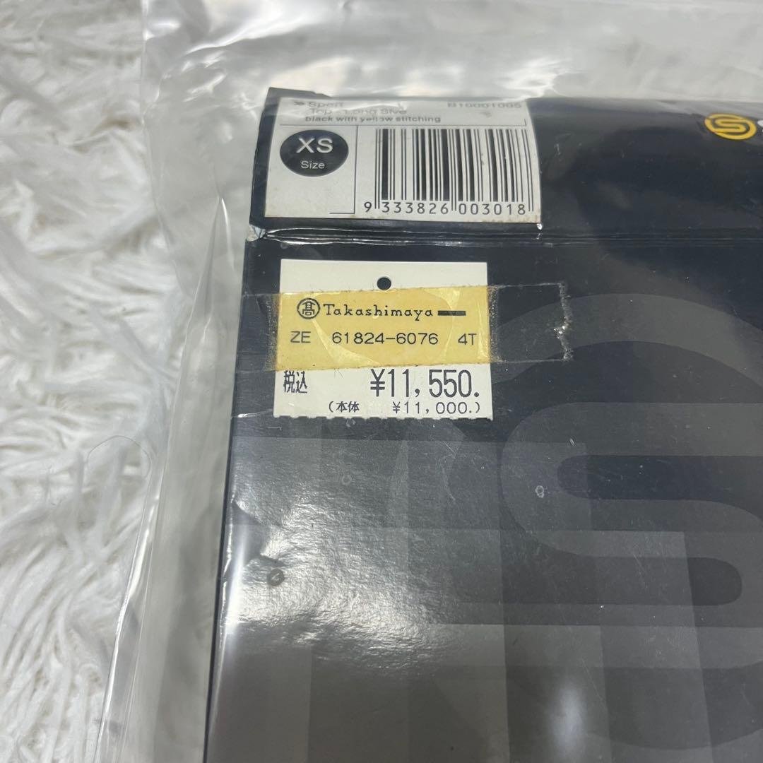 未使用 SKINS スキンズ カットソー スポーツ 黄色 ブラック 長袖