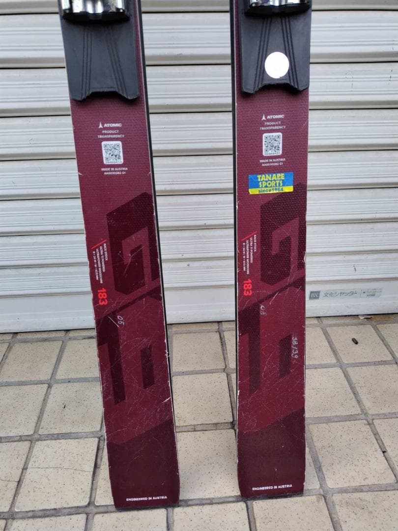 ATOMIC REDSTER G9 RS スキー板/183cm/ビンディング付き
