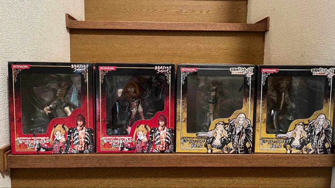 悪魔城ドラキュラ 月下の夜想曲　など　プライズコレクション　4種コンプセット