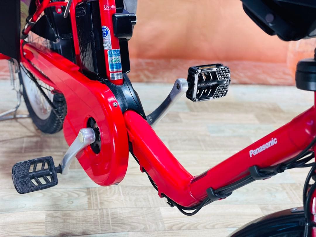 パナソニックギュット⭐️12AH！子供乗せ電動アシスト自転車Y3154