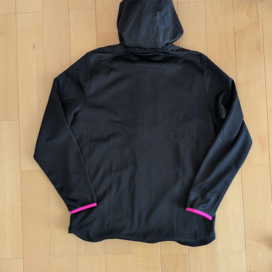 Under Armour トレーニング用パーカー LG ブラック/ピンク