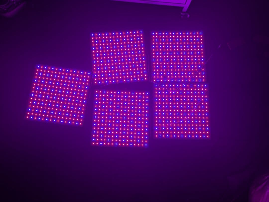 植物育成ライト 400W LEDライトパネル 5枚セット