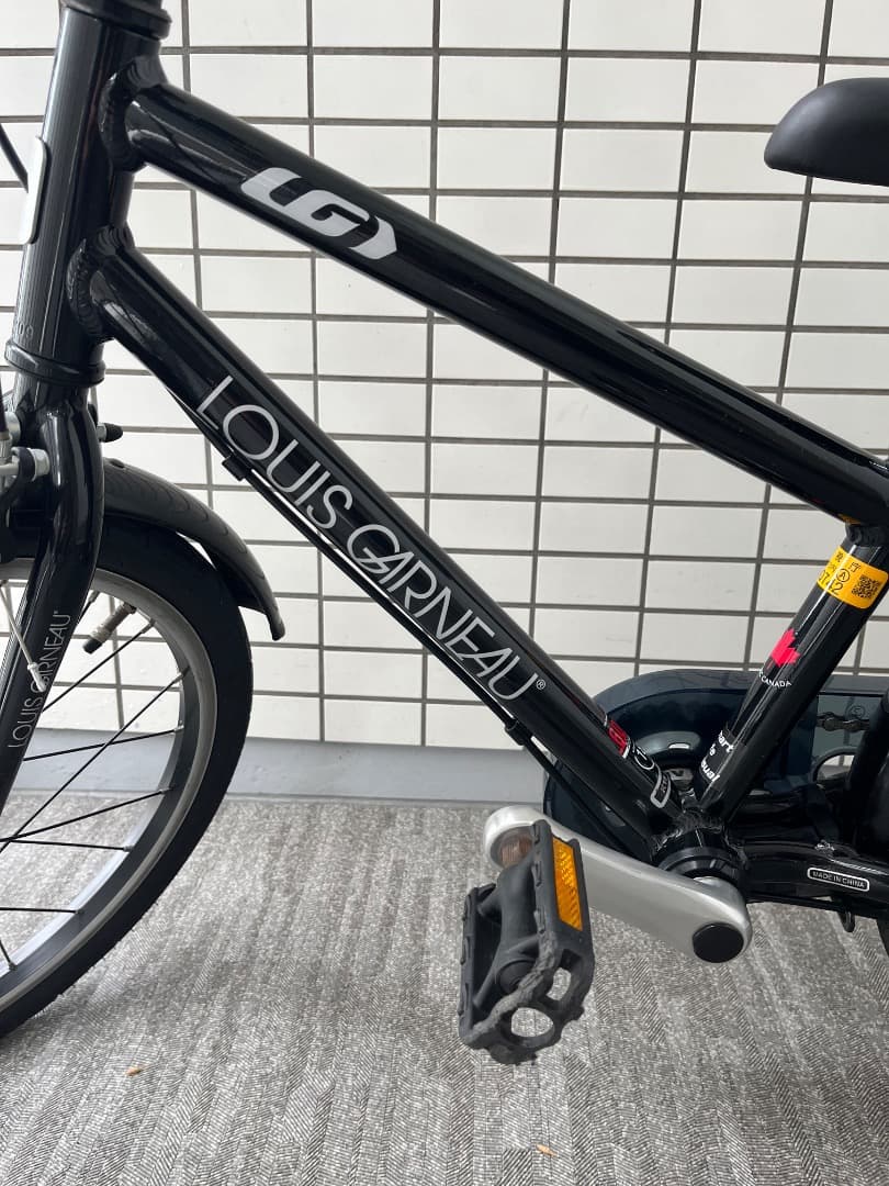 ルイガノ　子供用自転車　k18lite 18インチ　ブラック　泥よけ・ライト付き