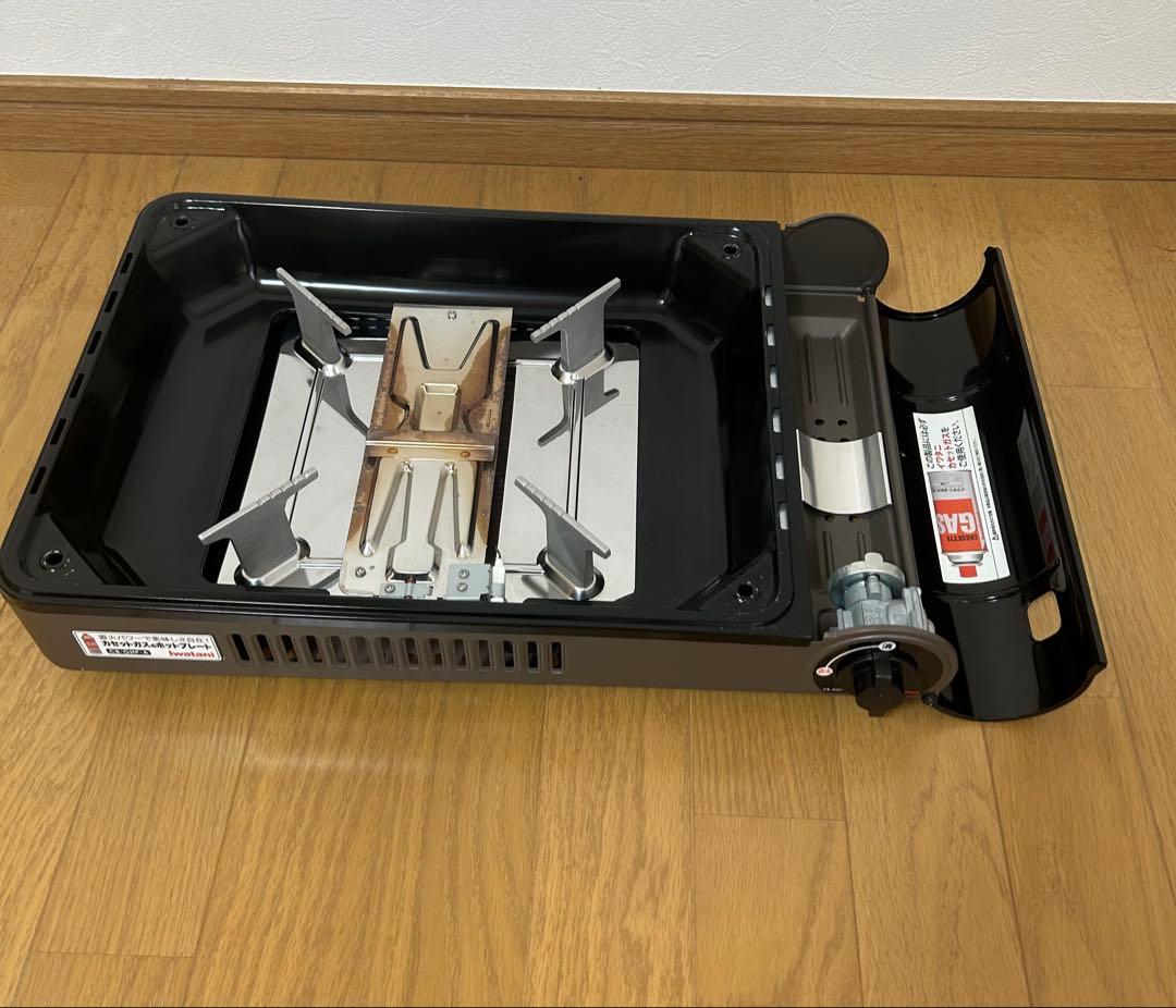 【美品中古】岩谷　焼き上手さんα CB-GHP-A アウトドアカセットコンロ
