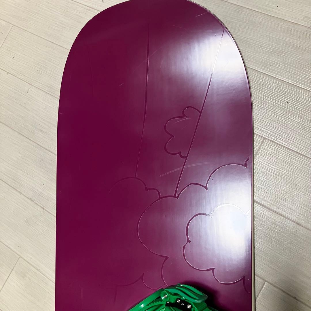 バック付/BURTON TWINバートンスノーボード147cmバインディングM