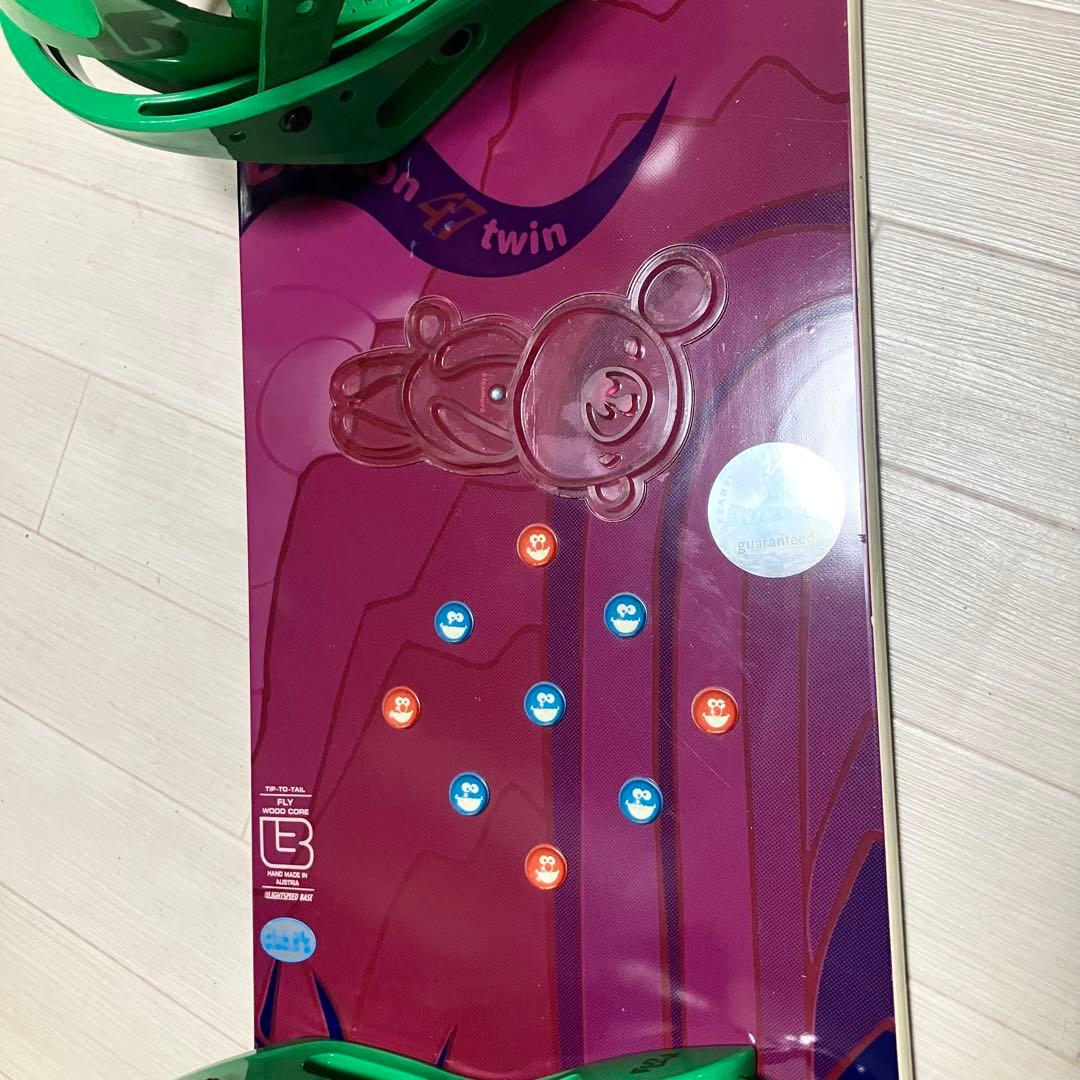バック付/BURTON TWINバートンスノーボード147cmバインディングM