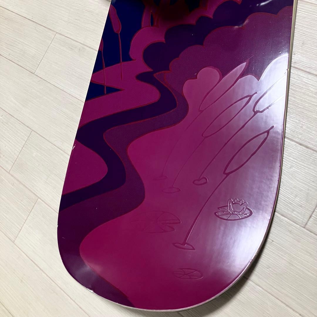 バック付/BURTON TWINバートンスノーボード147cmバインディングM