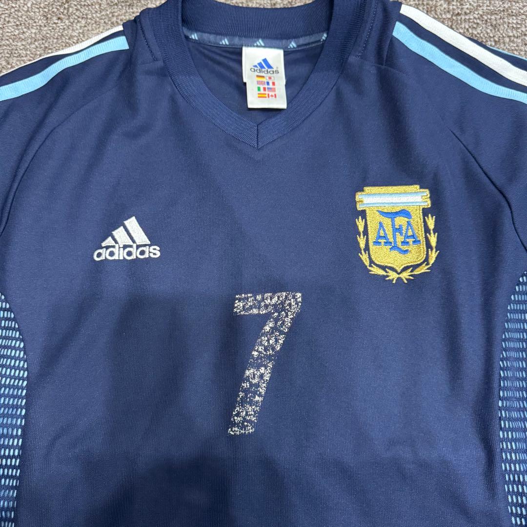 アディダス アルゼンチン代表 アウェイ ユニフォーム 2002 7 サビオラ