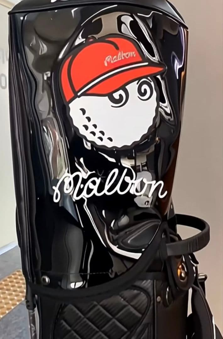 新入荷●マルボンゴルフキャディバッグスタンド式ブラック