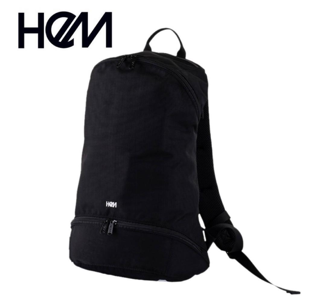 HeM 別注リュック　おしゃれ黒リュック