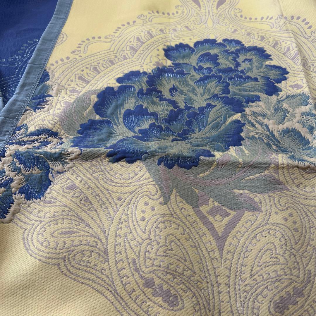 刺繍風シルク240×250大き目シーツ