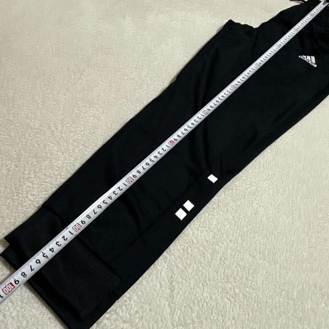 新品adidasメンズパンツロゴ　ジャージ上下セット黒Mサイズ長袖スポーツウェア