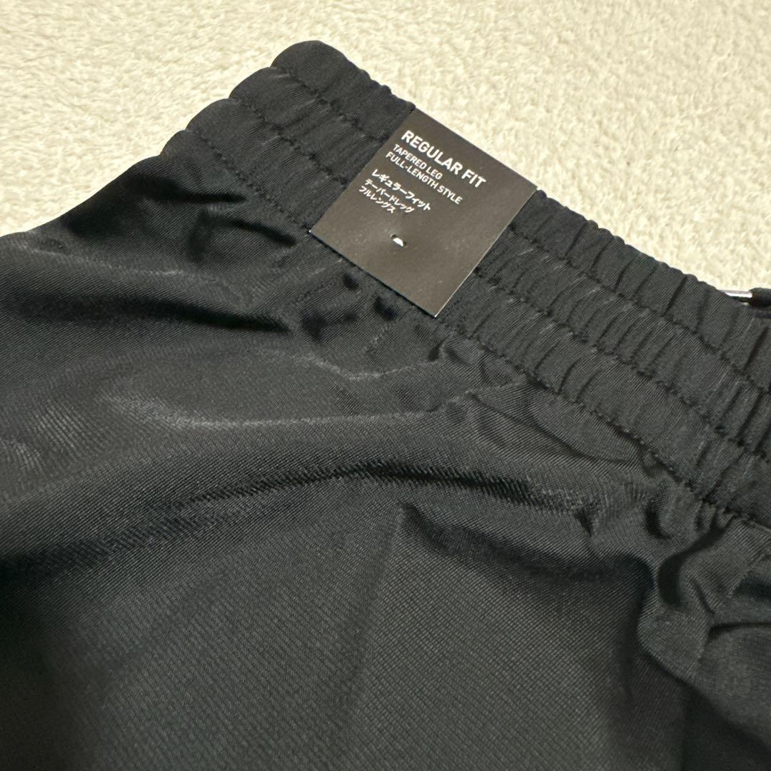 新品adidasメンズパンツロゴ　ジャージ上下セット黒Mサイズ長袖スポーツウェア