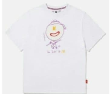 防弾少年団　BTS JIMIN ジミン マクドナルド コラボ Tシャツ