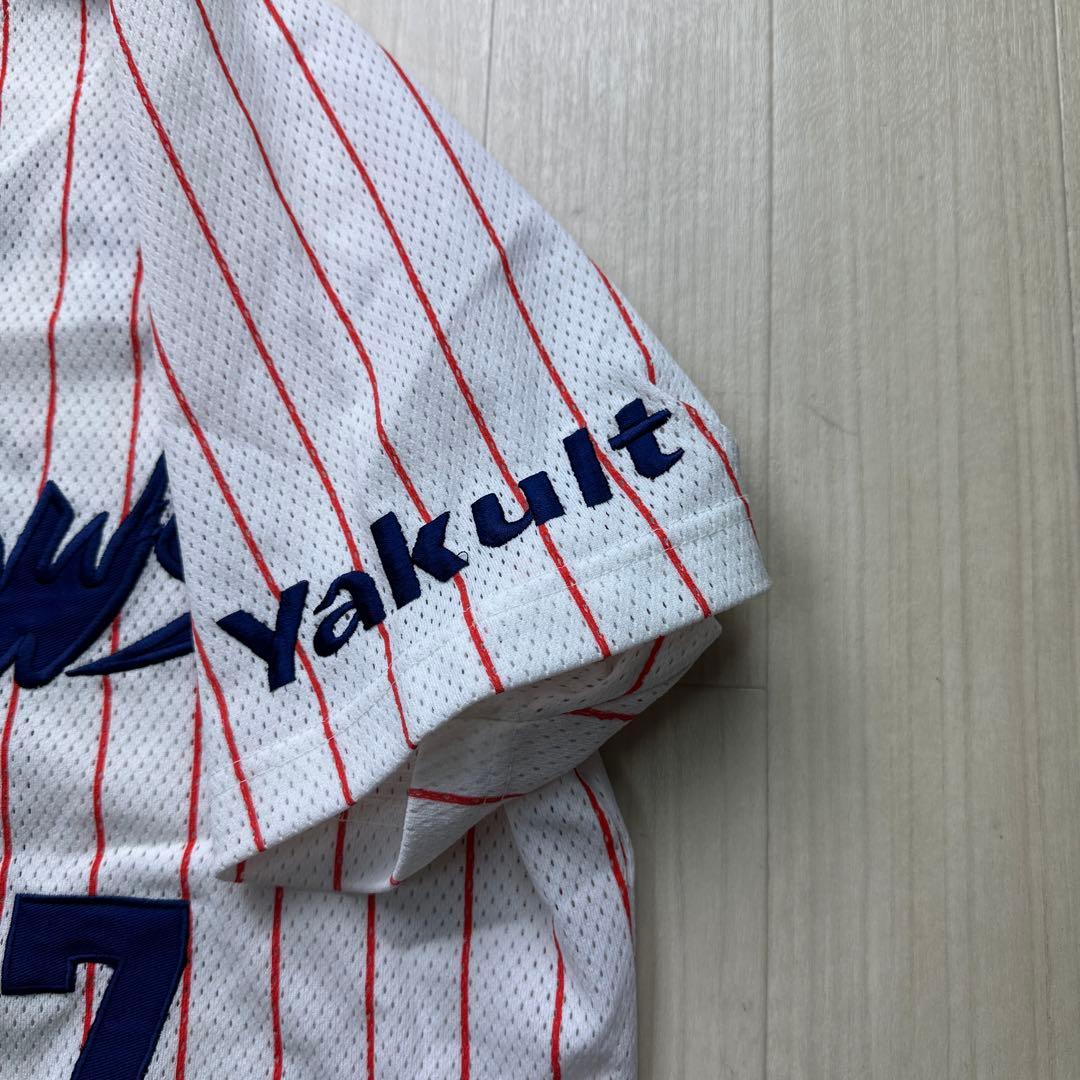 ヤクルトスワローズメッシュユニフォーム27番古田敦也