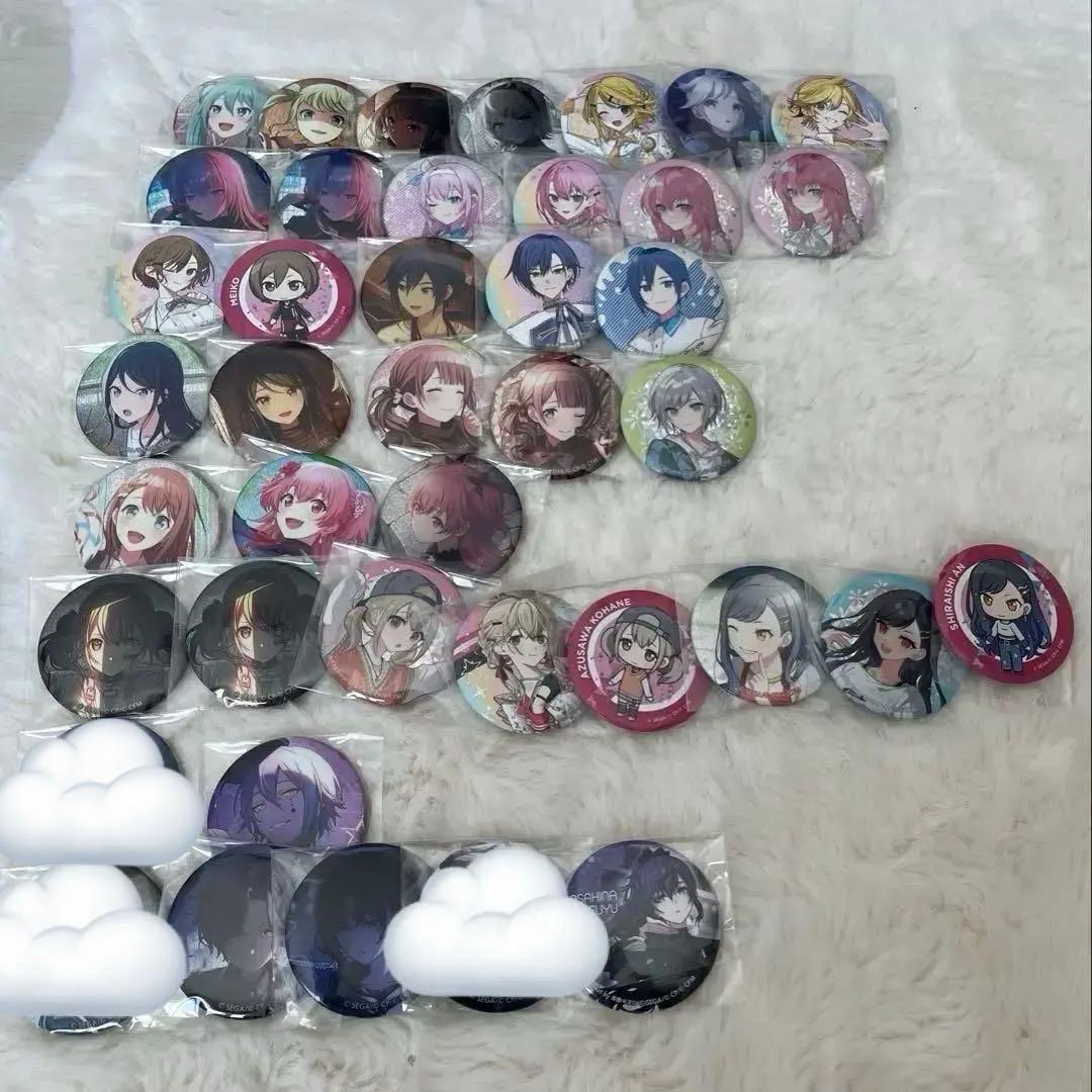 【大量／缶バ70↑／紙類120↑】プロセカ　全キャラあり　まとめ売り　バラ売り◎