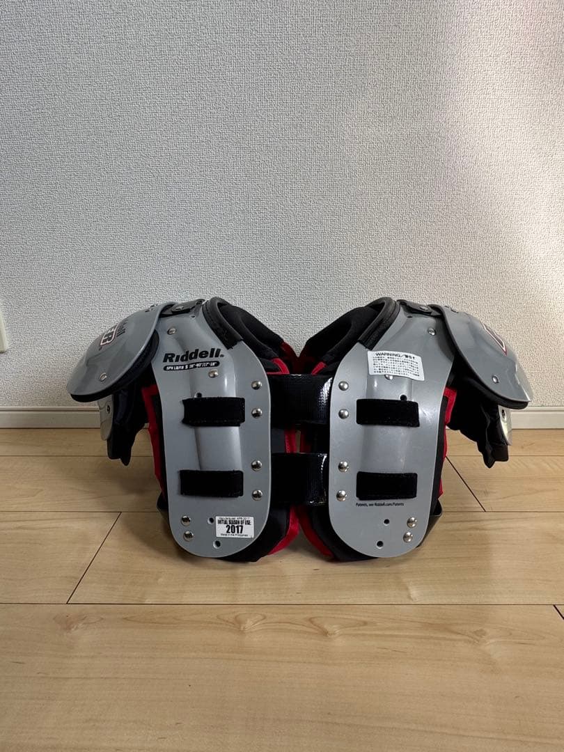 【最強セットRiddellショルダーSPX＆メット（ADAMSチンベル付）