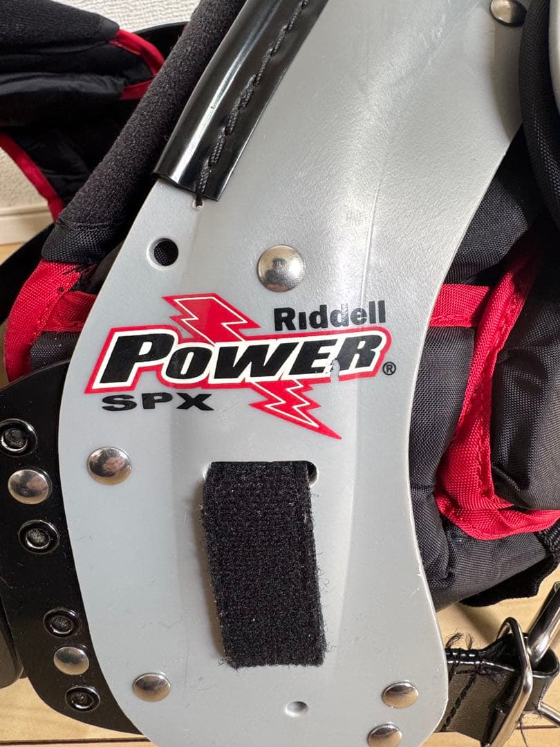 【最強セットRiddellショルダーSPX＆メット（ADAMSチンベル付）